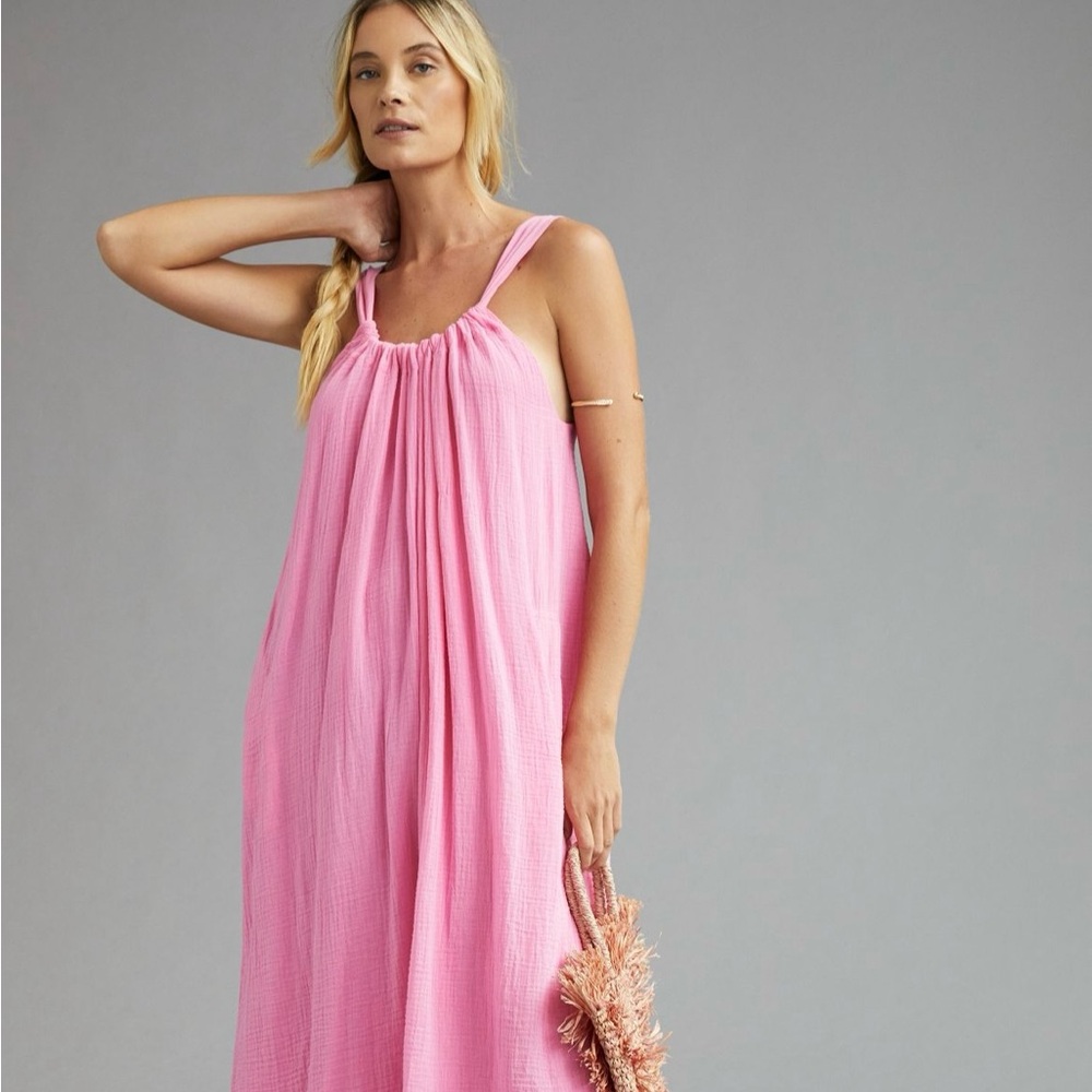 Velvet by Graham & Spencer Halter Midi Dress